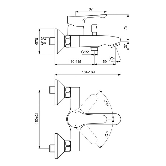 BATERIE CADA/DUS ALPHA
